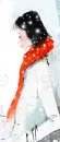 red scarf