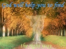 God will help you