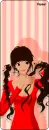 red dress