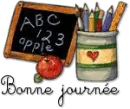 Blackboard and pencils
