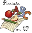 ABC and an apple