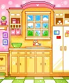 yellow kitchen