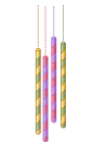 colorful stiks