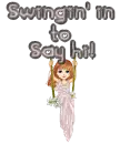 girl swinging 