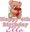 Happy 4th Birthday Ella