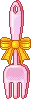 pink fork