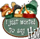 snowman says hi