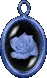 blue rose charm