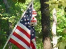 bra on flag pole