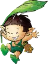 Cute baby elf