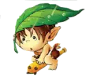 Cute baby elf
