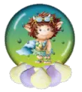 Cute lil elf globe