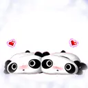 panda love!