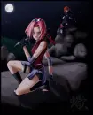Sakura and Sasori. Night
