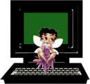 Betty Boop animated on the pc