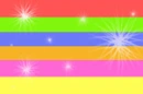 rainbow stripes