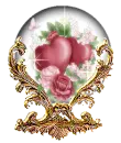 Globe - Roses and Hearts