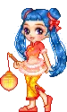 girl with lantern