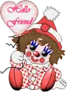 Clown with Saying