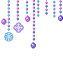 snow flake divider beads