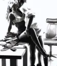 black n white