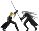 Cloud VS. Sephiroth