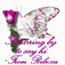 Rebecca (butterfly glitter)