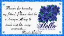 New friend Glitter Graphic (Rebecca)