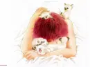 guy and his kittens