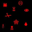 Tileable image- black & red.