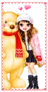 girl and bear
