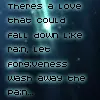 wash away her pain