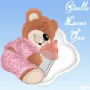 Teddy Bear with Giselle Love You