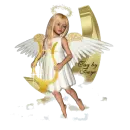 Angel with harp