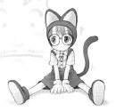 Cute girl with glasses!