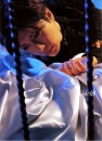 Gackt on silk sheets.