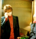 Gackt trying on glasses.