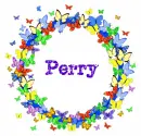 Perry Garland of butterflies