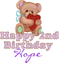 Happy 2nd Birthday Hope
