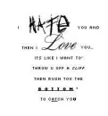 love and hate