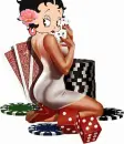 Betty Boop with cards