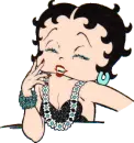 Betty Boop laughing