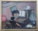 Betty Boop playing the piano