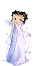 Betty Boop as an angel in white