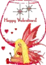 Fairy Valentine Glass