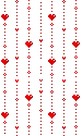 red hearts