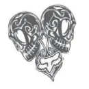 Fox Racing w/skulls