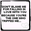 Don't Blame for Falling 
