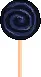 black lollipop
