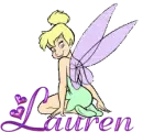 lauren, tinkerbell, purple